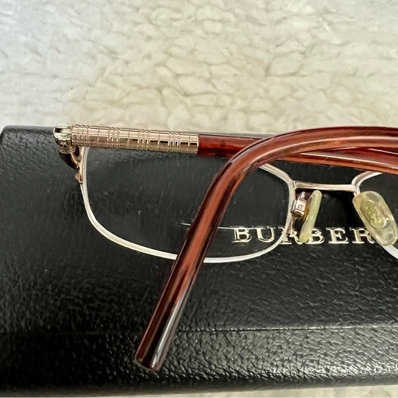 Burberry B 1157 1011 Half rim Gold metal brown plastic Eyeglass’s Frame main image 15